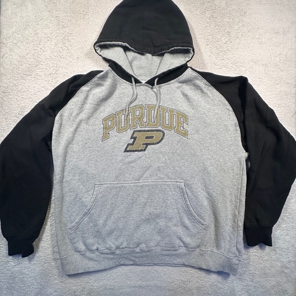 Vintage Y2K‎ NCAA Purdue Boilermakers Hoodie Sweatshirt Mens XL College - Picture 1 of 7